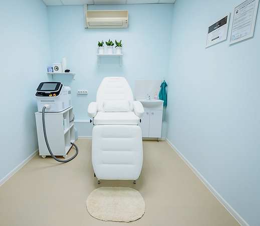 Интерьер студии депиляции